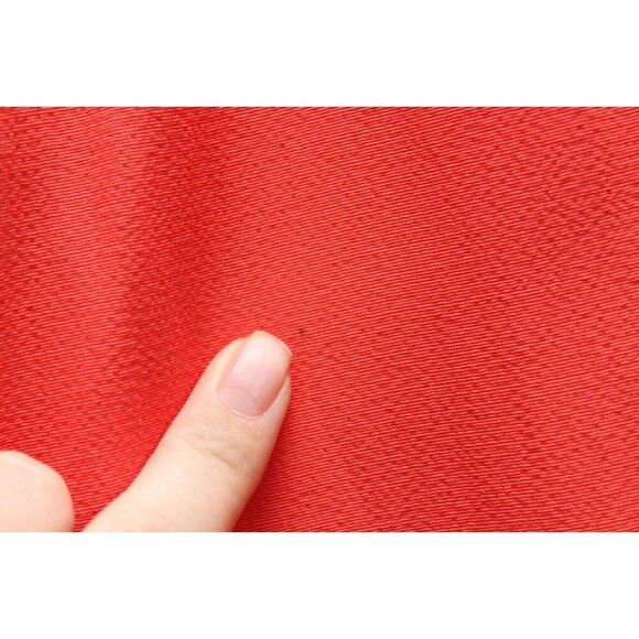 Eileen Fisher Midi Dress Size Small Coral Tencel Lyocell Crepe A-Line Keyhole - Picture 3 of 15